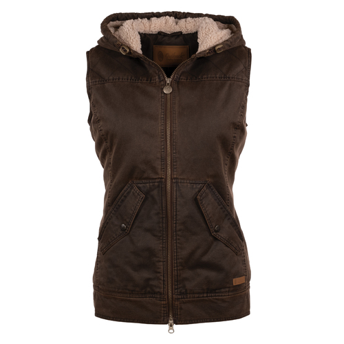 Outback Trading Womens Heidi Vest (29678) Brown [SD]