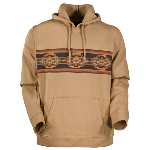Outback Trading Mens Casey Hoodie (40133) Tan [SD]