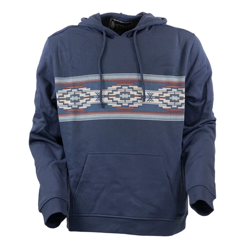 Outback Trading Mens Casey Hoodie (40133) Blue M