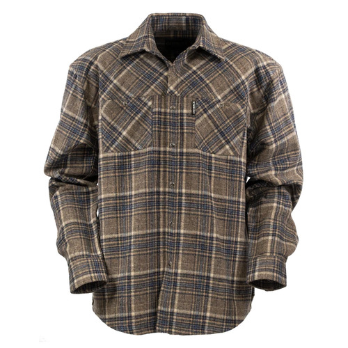 Outback Trading Mens Greyson Shirt (40258) Olive M