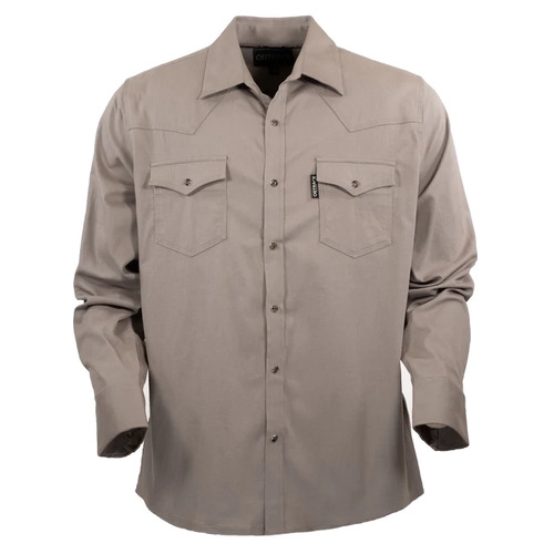 Outback Trading Mens Everett Shirt (42731) Grey L