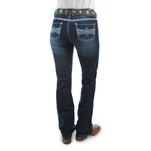 Pure Western Womens Indiana Relaxed Rider Jeans (PCP2210155) Midnight