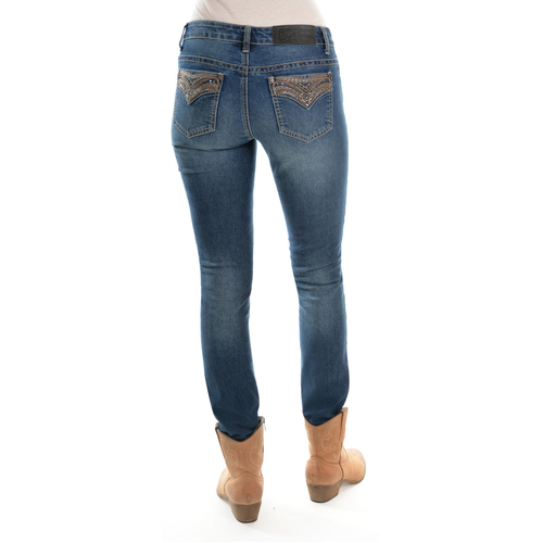 Pure Western Womens Vivienne Skinny Jeans (PCP2201317) Dusk