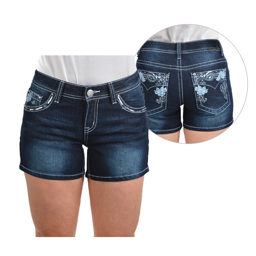 Pure Western Womens Lucy Shorts (PCP2305378) Midnight