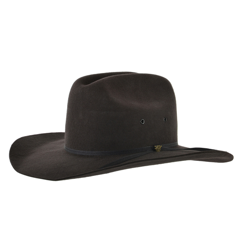 Pure Western Childrens Cyclone Hat (PCP3932002) Dark Brown 54