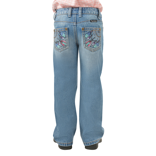 Pure Western Girls Sunny Bootcut Jeans (PCP5211723) Faded Blue 2 