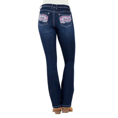 Pure Western Womens Odelia Boot Cut Jeans (PCP2211608) Darkest Night
