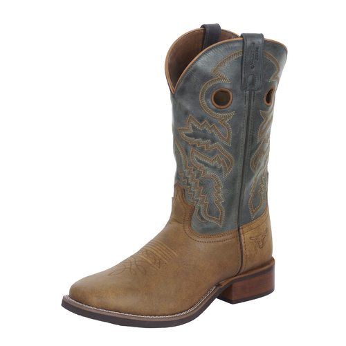 Pure Western Mens Prescott Boots (P4W18226) Tan/Wild Grey 7