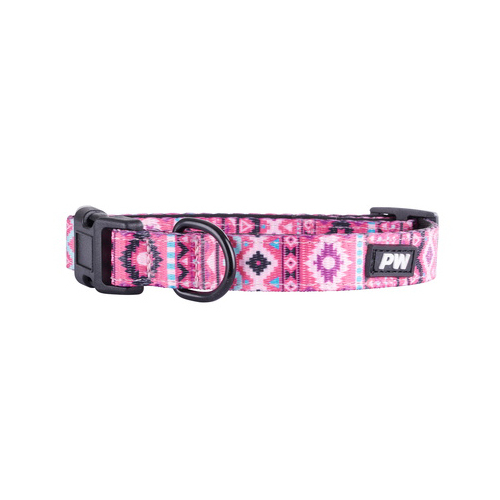 Pure Western Dogs Billie Dogs Collar (P4W2923CLR) Pink S