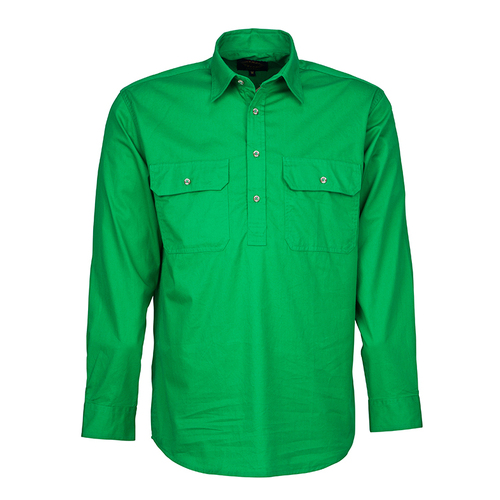 Ritemate Childrens Pilbara Closed Front Shirt (RM400CF) Emerald 0