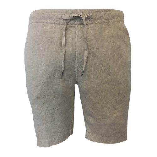 Ritemate Mens Pilbara Linen Shorts (RMPC078) Flax 2XL [SD]