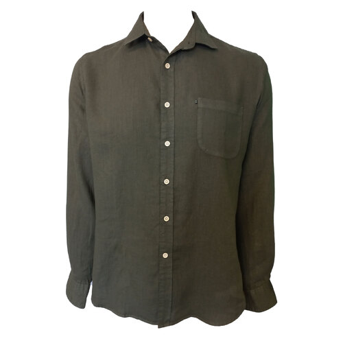 Ritemate Mens Pilbara Linen L/S Shirt (RMPC055) Army 2XL [SD]