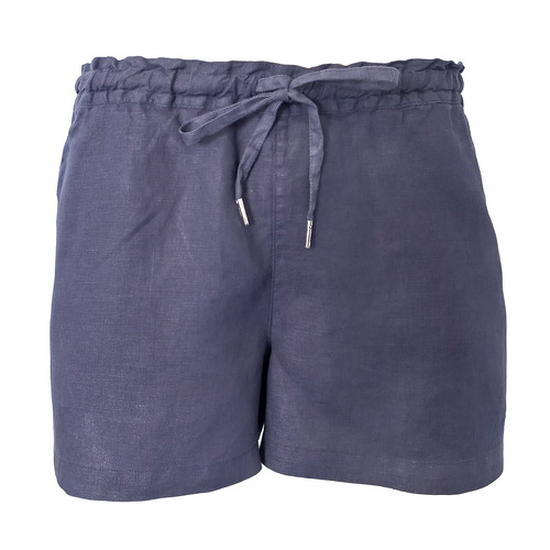 Ritemate Womens Pilbara Linen Shorts (RMPC079) French Navy [SD]