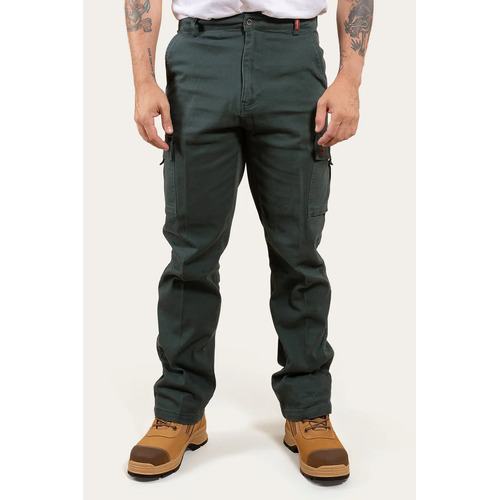 Ringers Western Mens Newman Heavyweight Work Pants (121105RW) Forest Green 36 [GD]