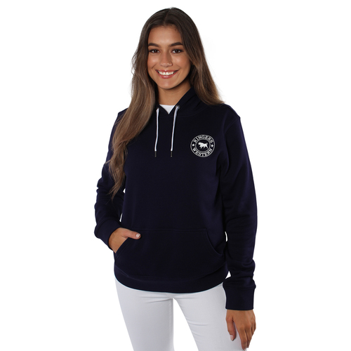 Ringers Western Womens Signature Bull Pullover Hoodie (223074RW) Navy/White 6 [GD]