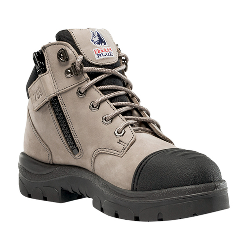 Steel Blue Womens Parkes Zip Safety Boots with Scuff Cap (512759) Slate 11 [SD]