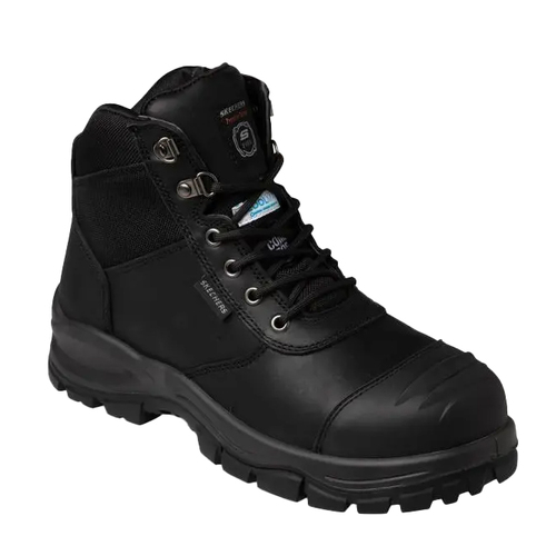 Skechers Womens SKX Work Composite Toe Boots (88888431) Black 6 [GD]