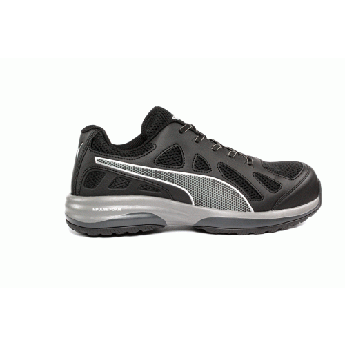 Puma Mens Pursuit Safety Shoe (644567) Black/Grey [GD]