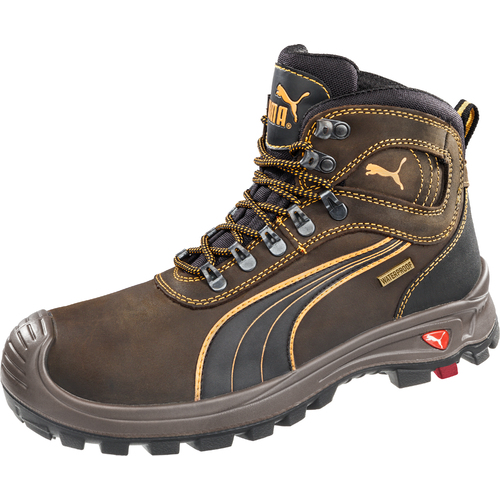 Puma Mens Sierra Nevada Zip Up Safety Boots (630227) Brown
