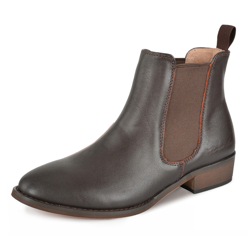 Thomas Cook Womens Chelsea Boots (TCP28319) Chocolate/Chocolate