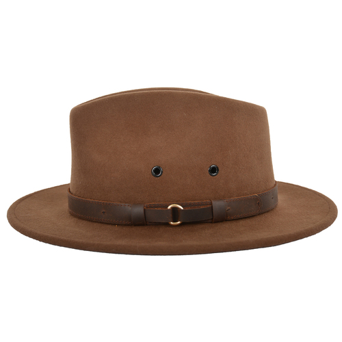 Thomas Cook Casablanca Wool Felt Hat (TCP1948HAT) Chestnut