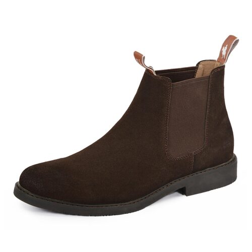 Thomas Cook Mens Harvest Suede Dress Boots (T2W18208) Chocolate 7.5 [SD]