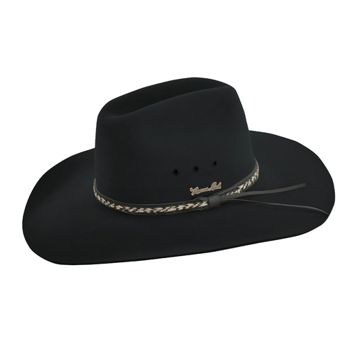 Thomas Cook Brumby Pure Fur Felt Hat (TCP1912HAT) Black 54