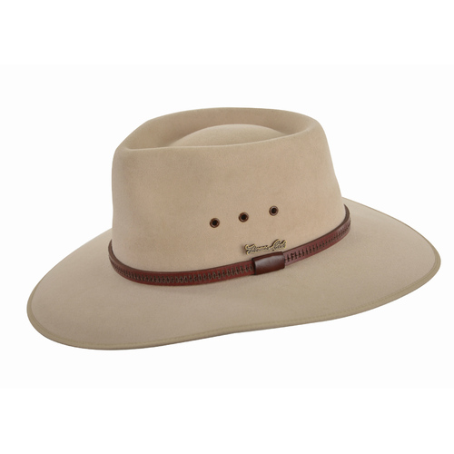 Thomas Cook Grazier Pure Fur Felt Hat (TCP1913HAT) Sand 54 [GD]