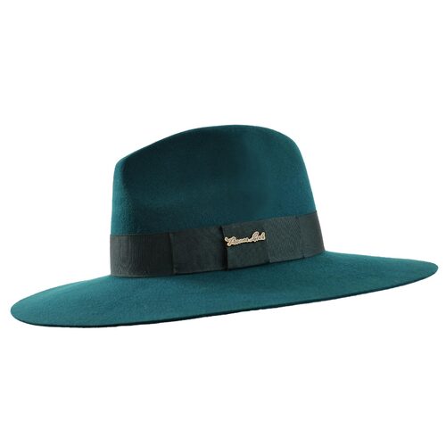 Thomas Cook Augusta Crushable Wool Felt Hat (TCP1909HAT) Teal 54