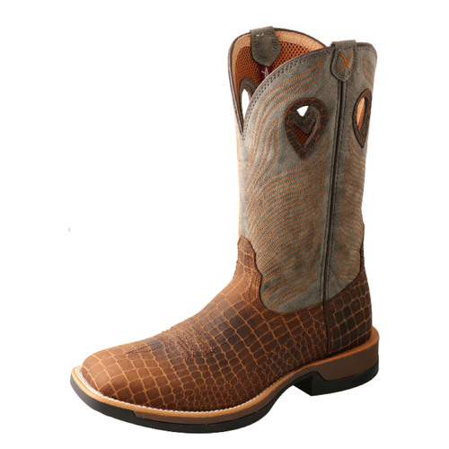 Twisted X Mens Tech X Boots (TCMXW0003) Brown/Grey 8 [SD]