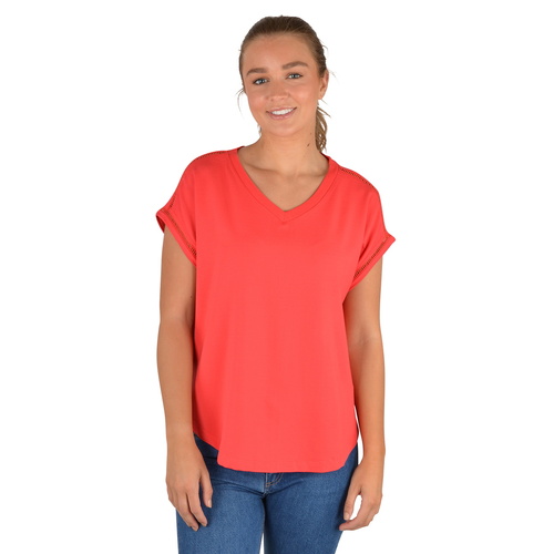 Thomas Cook Womens Camellia Tee (T2S2570177) Red Poppy 8 [SD]