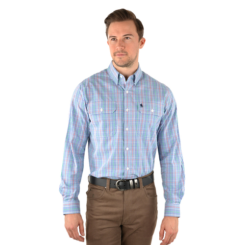 Thomas Cook Mens Gladstone Check L/S Shirt (T3W1115042) Multi 3XL [SD]