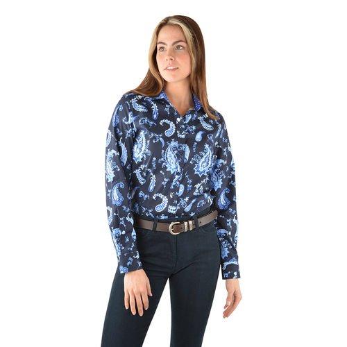 Thomas Cook Womens Mallory Stretch L/S Shirt (T3W2118154) Evening Blue 8 [SD]