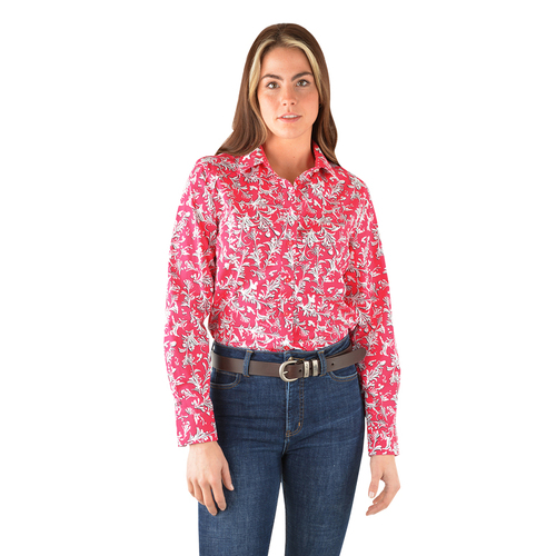 Thomas Cook Womens Isabel Stretch L/S Shirt (T3W2118061) Bright Rose 12 [SD]