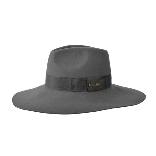 Thomas Cook Unisex Augusta Wool Felt Hat (T3W1909HAT) Grey 55 [SD]