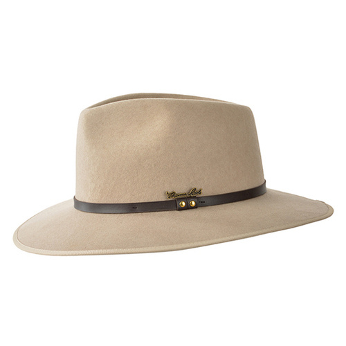 Thomas Cook Unisex Sutton Wool Felt Hat (TCP1973HAT) Light Fawn 54