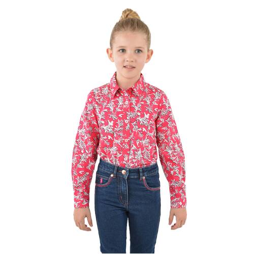 Thomas Cook Girls Isabel L/S Stretch Shirt (T3W5110061) Bright Rose 4 [SD]