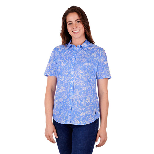 Thomas Cook Womens Mabel S/S Shirt (T3S2114102) Powder Blue 10 [SD]