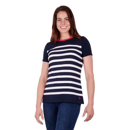 Thomas Cook Womens Delaney S/S Tee (T3S2572051) Navy 8 [SD]