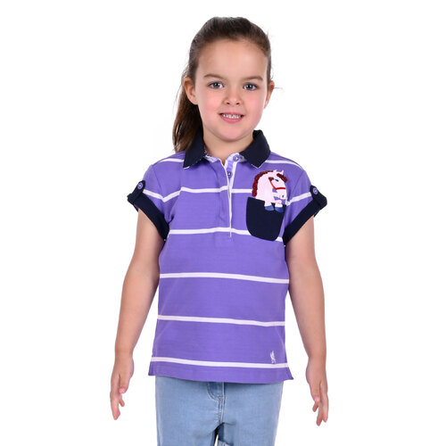 Thomas Cook Girls Molly S/S Polo (T3S5500093) Purple/White