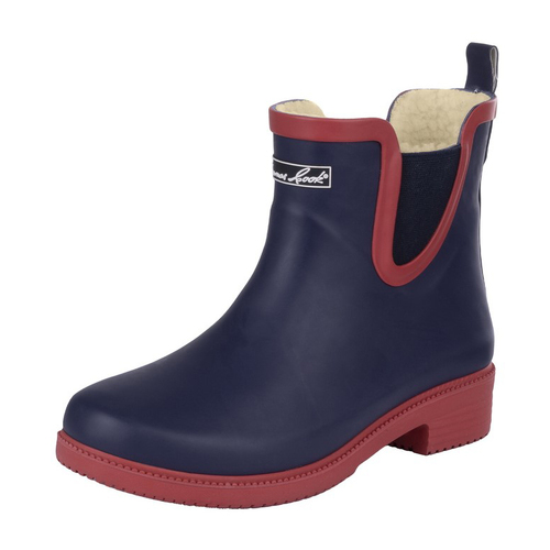 Thomas Cook Womens Wynyard Gumboots (T4W28450) Navy/Red 6