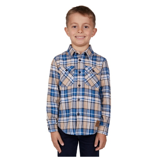 Dux-Bak by Thomas Cook Childrens Lyle Thermal L/S Shirt (T4W7115205) Royal Blue 2