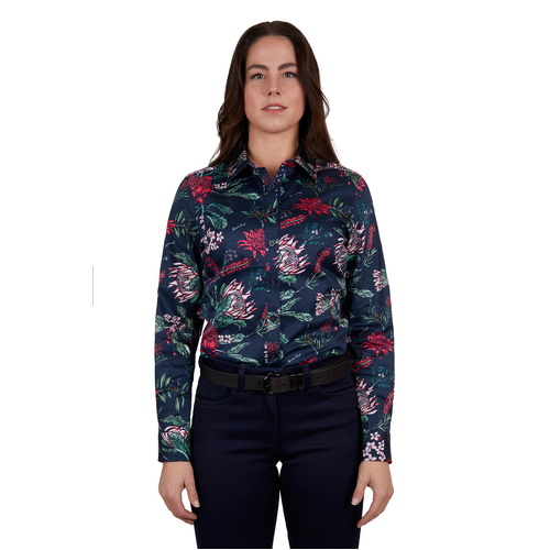 Thomas Cook Womens Flora L/S Shirt (T4W2118053) Navy 10