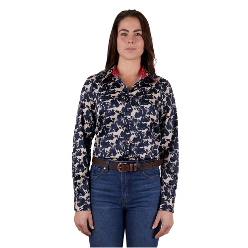 Thomas Cook Womens Bailey L/S Shirt (T4W2118054) Navy 8