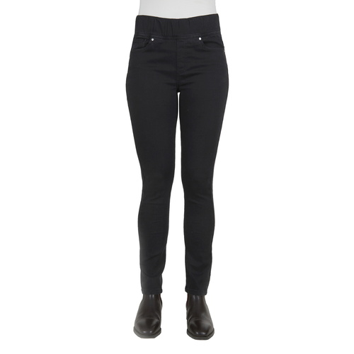 Thomas Cook Womens Pull On Slim Leg Jeans (T4W2230128) Black 8