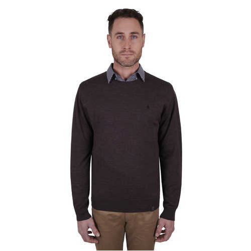 Thomas Cook Mens Lachlan Jumper (T4W1508014) Chestnut Marle S