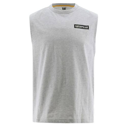 CAT Mens Icon Muscle Tee (1510493.10374) Birch Heather M [SD]