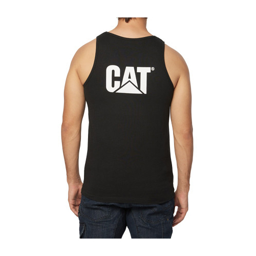 CAT Mens Trademark Singlet (1010013) Black