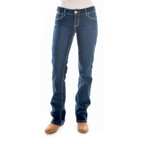 Wrangler Womens Mid Rise Carolina Breakaway Jeans (XCP2246494)