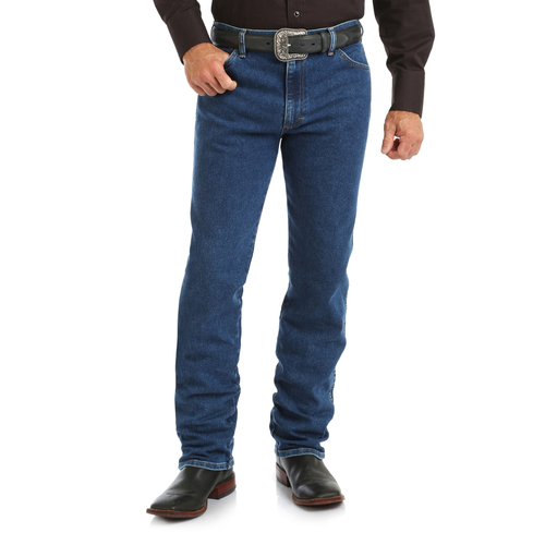 Wrangler Mens Cowboy Cut Original Fit Active Flex Jeans (13MAFGK32)  Stonewash